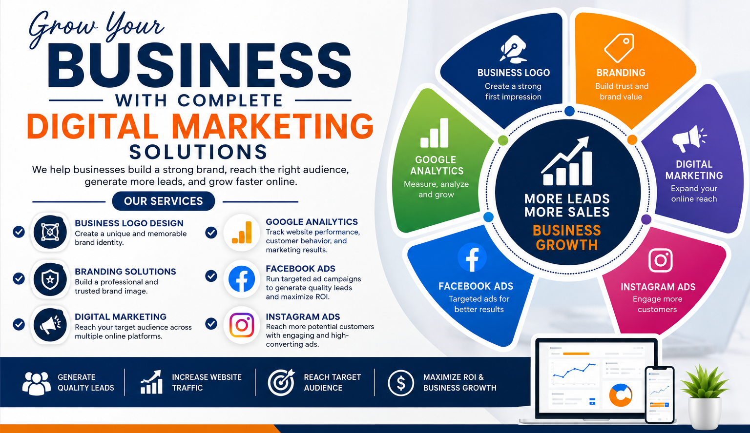 Business Logo, Branding & Digital Marketing Services Boston